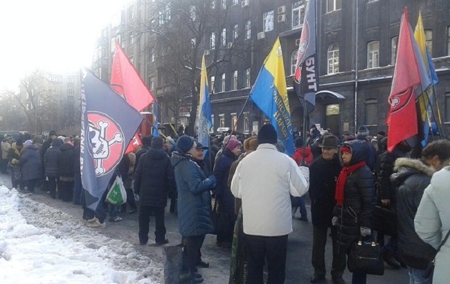 Протести в Києві: фото